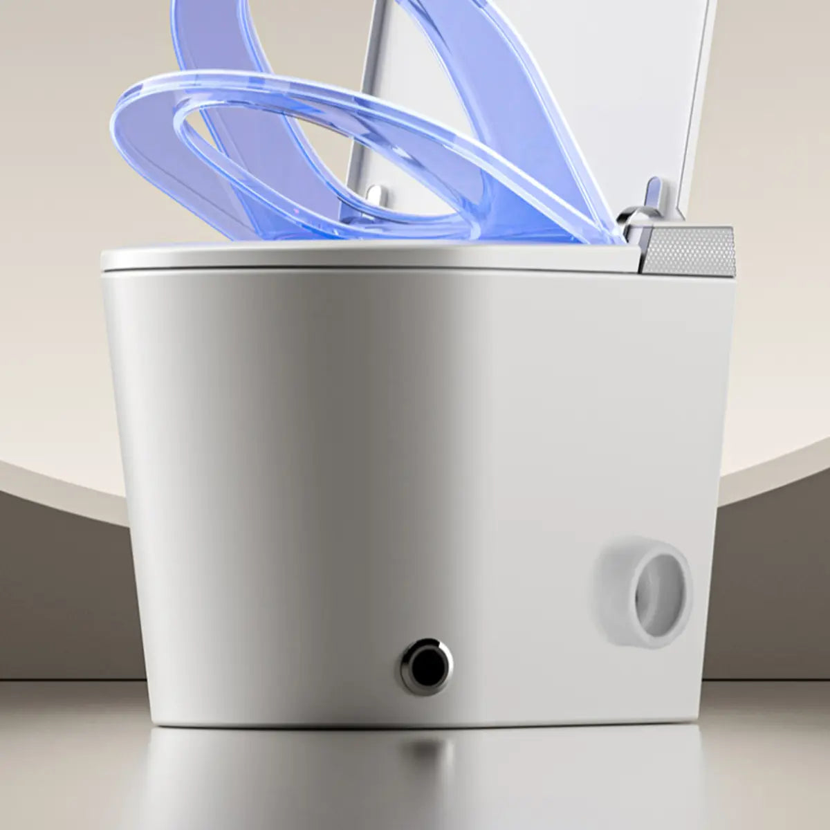 Minimalist Concealed Tank Super Vortex Siphon Flush Toilet Image - 4