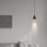 Minimalist Cone Metal Adjustable Pendant Light Image - 4