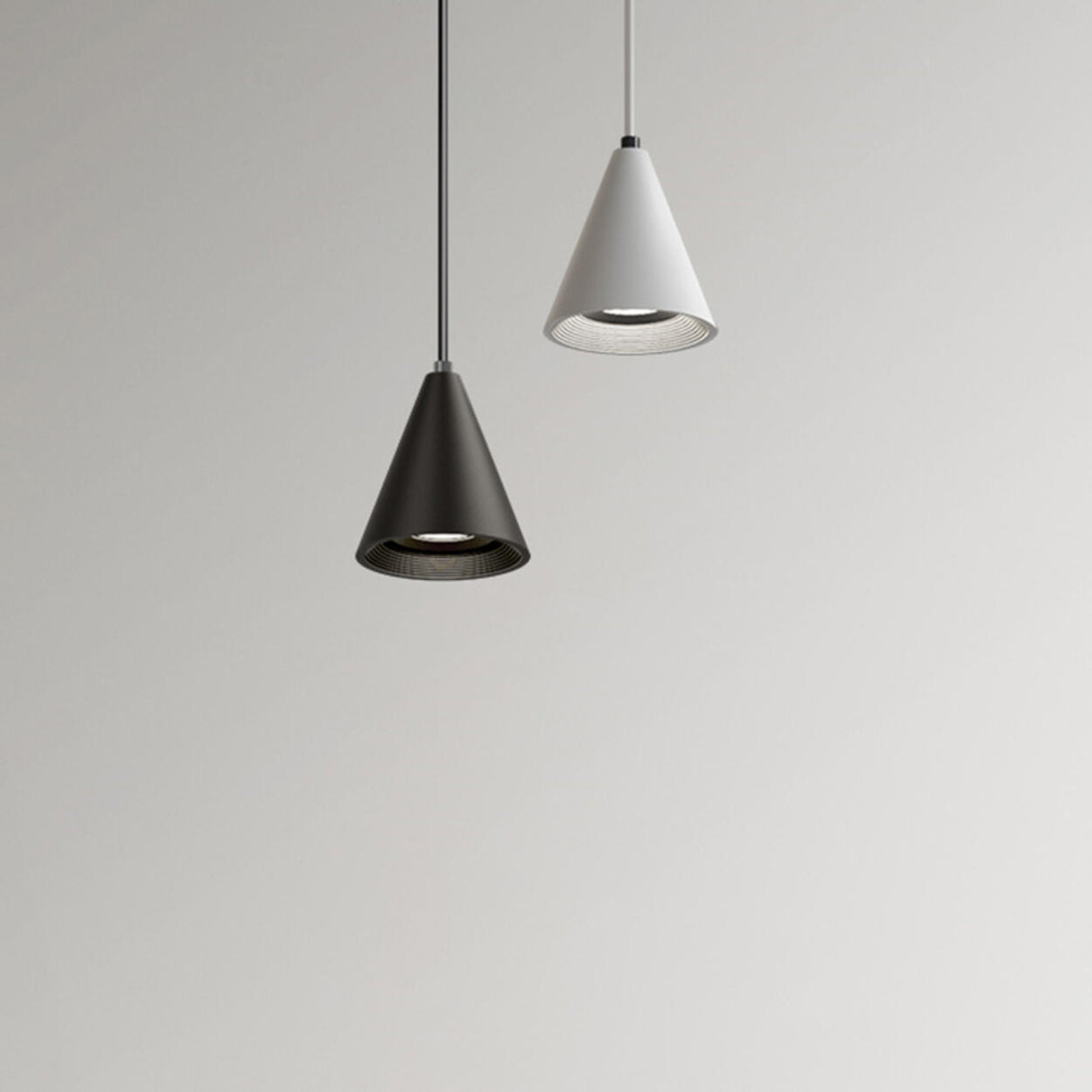 Minimalist Cone Metal Adjustable Pendant Light Image - 8