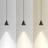 Minimalist Cone Metal Adjustable Pendant Light Image - 9