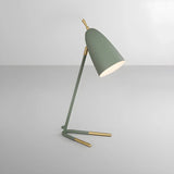 Minimalist Conical Metal Shade Bedside Table Lamp Image - 8