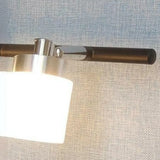 Minimalist Cylinder 3-Light Black Metal Vanity Light Image - 10