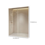 Minimalist Design Sliding Frameless Glass Shower Door Image - 9