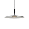 Minimalist Dining Room White Cone Disc Pendant Light Image - 3