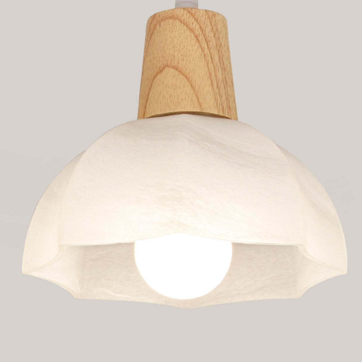 Minimalist Dome 3-Light Wood Island Pendant Light Image - 5