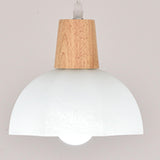 Minimalist Dome 3-Light Wood Island Pendant Light Image - 6