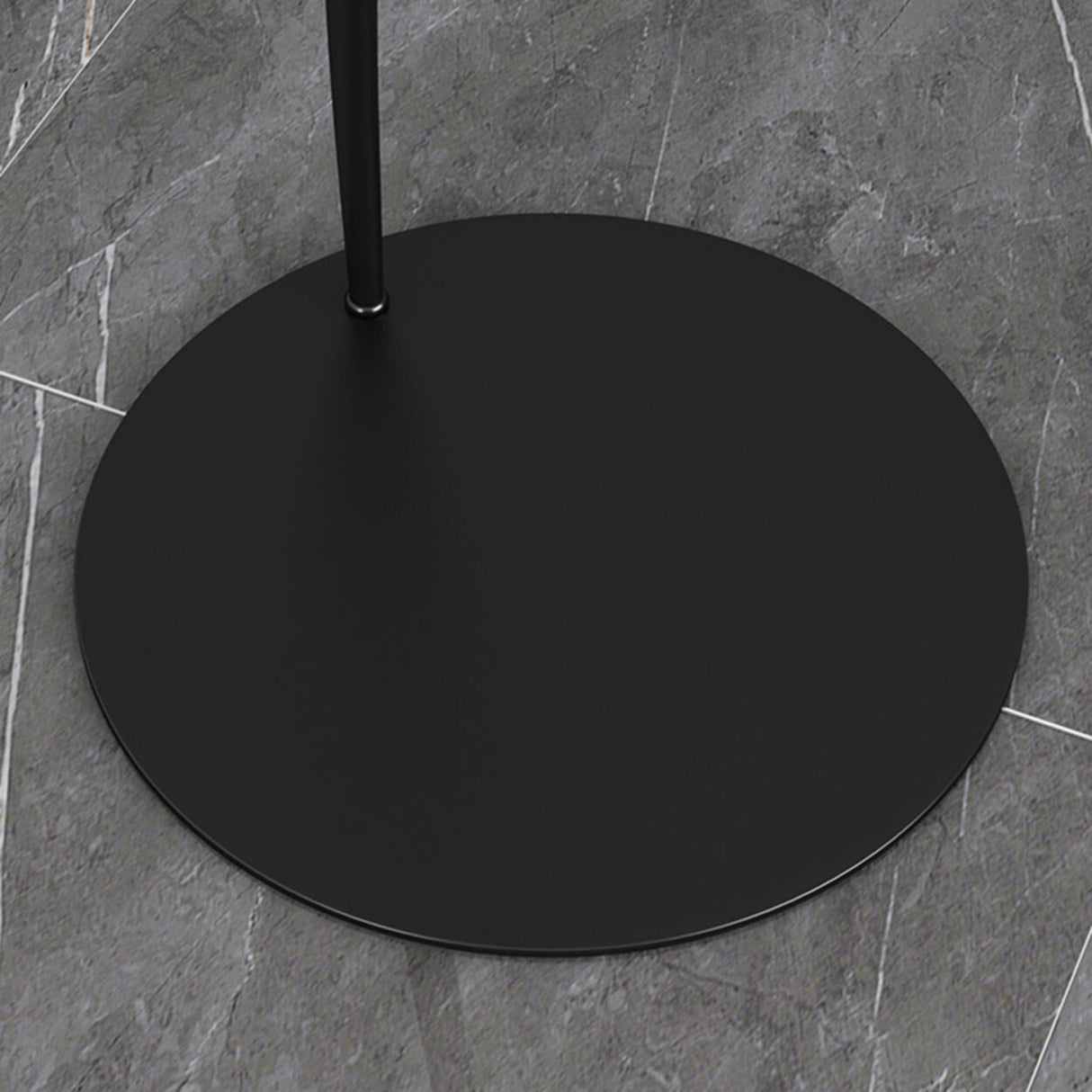 Minimalist Dome Black Arc Adjustable Floor Lamp Image - 7