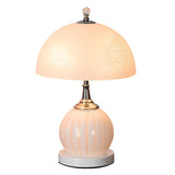 Minimalist Dome Glass Shade Globe Base Table Lamp Image - 7