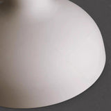 Minimalist Dome Iron White Pendant Light Dining Room Image - 7