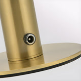 Minimalist Dome Lampshade Gold Metal Modern Table Lamp Image - 6