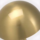 Minimalist Dome Lampshade Gold Metal Modern Table Lamp Image - 7