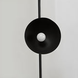 Minimalist Dome Modern LED Black Metal Floor Lamp Image - 6