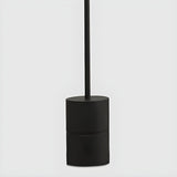 Minimalist Dome Modern LED Black Metal Floor Lamp Image - 7