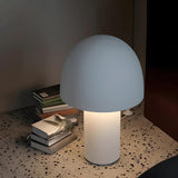 Minimalist Dome Mushroom Shape Modern Metal Table Lamp Image - 14