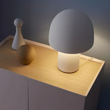 Minimalist Dome Mushroom Shape Modern Metal Table Lamp Image - 4