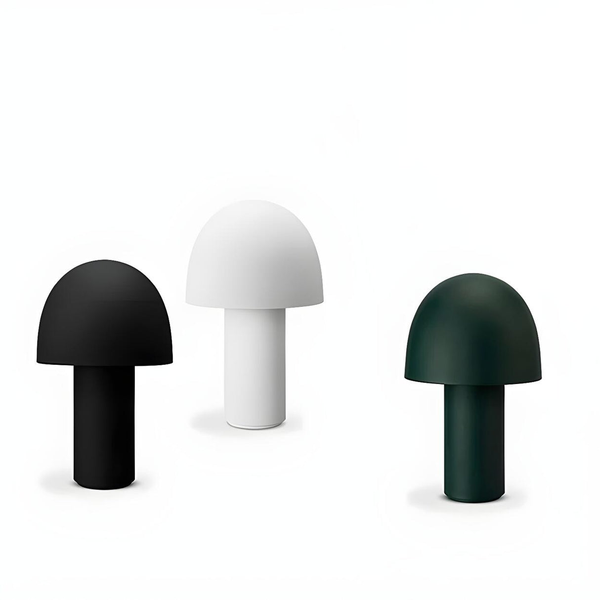 Minimalist Dome Mushroom Shape Modern Metal Table Lamp Image - 6