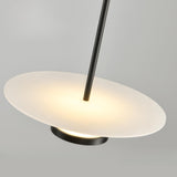 Minimalist Double Disc Acrylic LED Pendant Light Image - 11