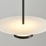 Minimalist Double Disc Acrylic LED Pendant Light Image - 12