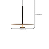 Minimalist Double Disc Acrylic LED Pendant Light Image - 14