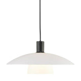 Minimalist Double-Layer White Dining Room Pendant Light Image - 7