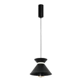 Minimalist Dual Light Metal Conical Cone LED Pendant Light Image - 2