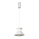 Minimalist Dual Light Metal Conical Cone LED Pendant Light Image - 3