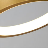 Minimalist Geometric Curved LED Aluminum Table Lamp Image - 14