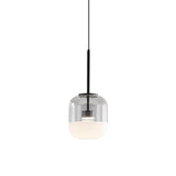 Minimalist Glass Jar Pendant Light LED Third Gear Dimming Image - 6