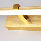 Minimalist Gold Aluminum Linear LED Vanity Light  Image - 8