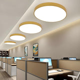 Minimalist Gold Circular Flush Mount Ceiling Light Image - 7