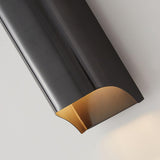 Minimalist Gold Geometric Up Down Wall Sconce Image - 13