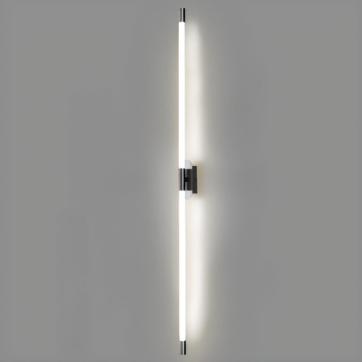 Minimalist Gold Linear LED Metal Wall Light Fixture Image - 19