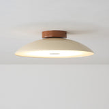 Minimalist Green Dome Semi-Flush Mount Ceiling Light Image - 10