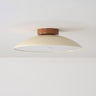 Minimalist Green Dome Semi-Flush Mount Ceiling Light Image - 4