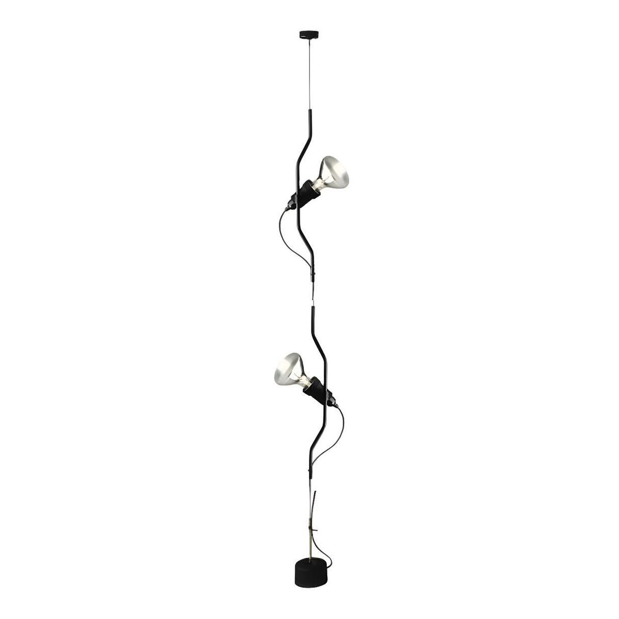 Minimalist Industrial Adjustable Hanging Floor Light Image - 10