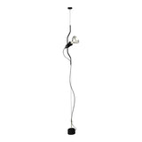 Minimalist Industrial Adjustable Hanging Floor Light Image - 2