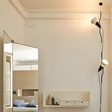 Minimalist Industrial Adjustable Hanging Floor Light Image - 4