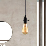 Minimalist Industrial Exposed Edison Bulb Pendant Light Image - 6