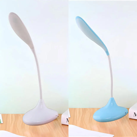 Minimalist Leaf-Shaped Adjustable LED Reading Desk Lamp Image - 1