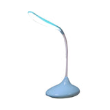 Minimalist Leaf-Shaped Adjustable LED Reading Desk Lamp Image - 4