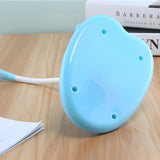 Minimalist Leaf-Shaped Adjustable LED Reading Desk Lamp Image - 5