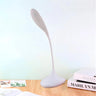 Minimalist Leaf-Shaped Adjustable LED Reading Desk Lamp Image - 6