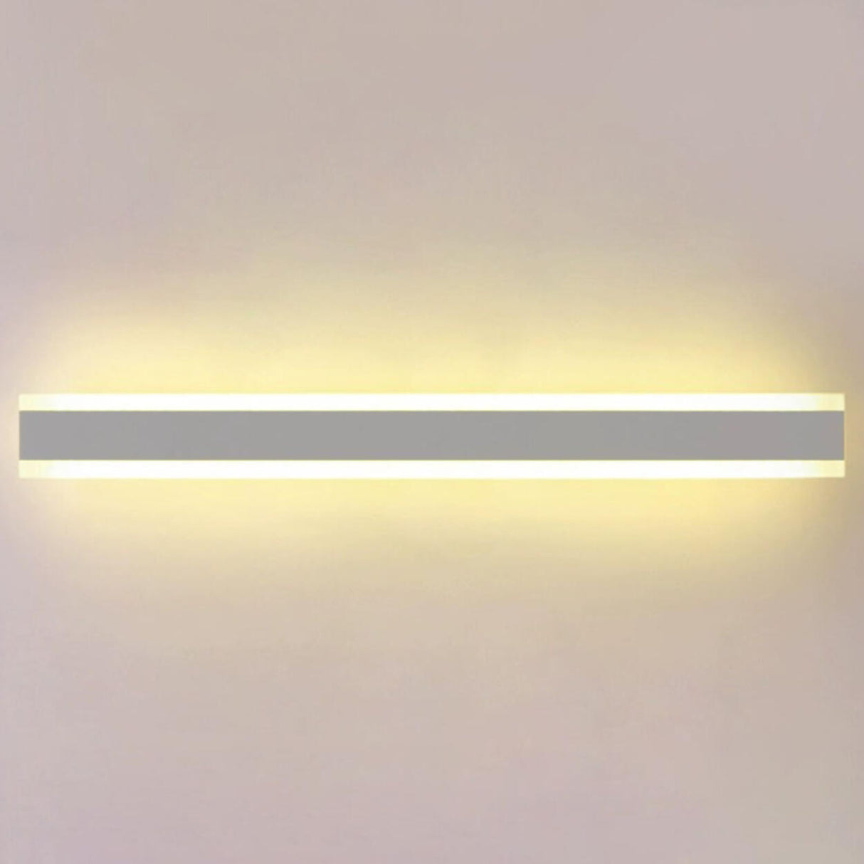 Minimalist LED Black Linear Metal Wall Light Sconce Image - 11