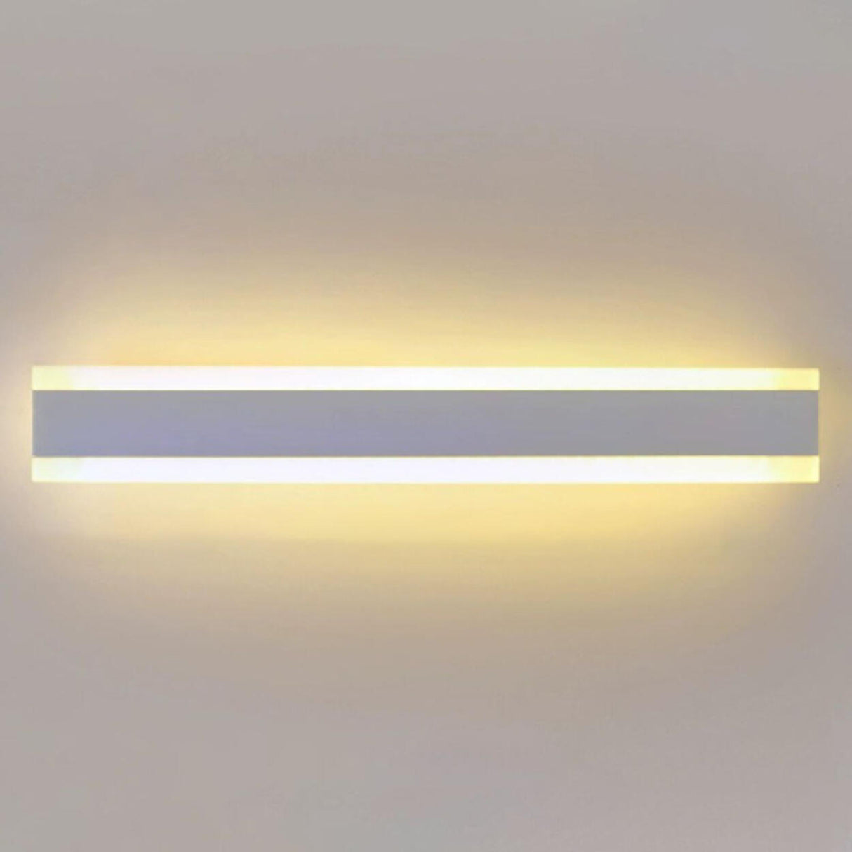 Minimalist LED Black Linear Metal Wall Light Sconce Image - 17