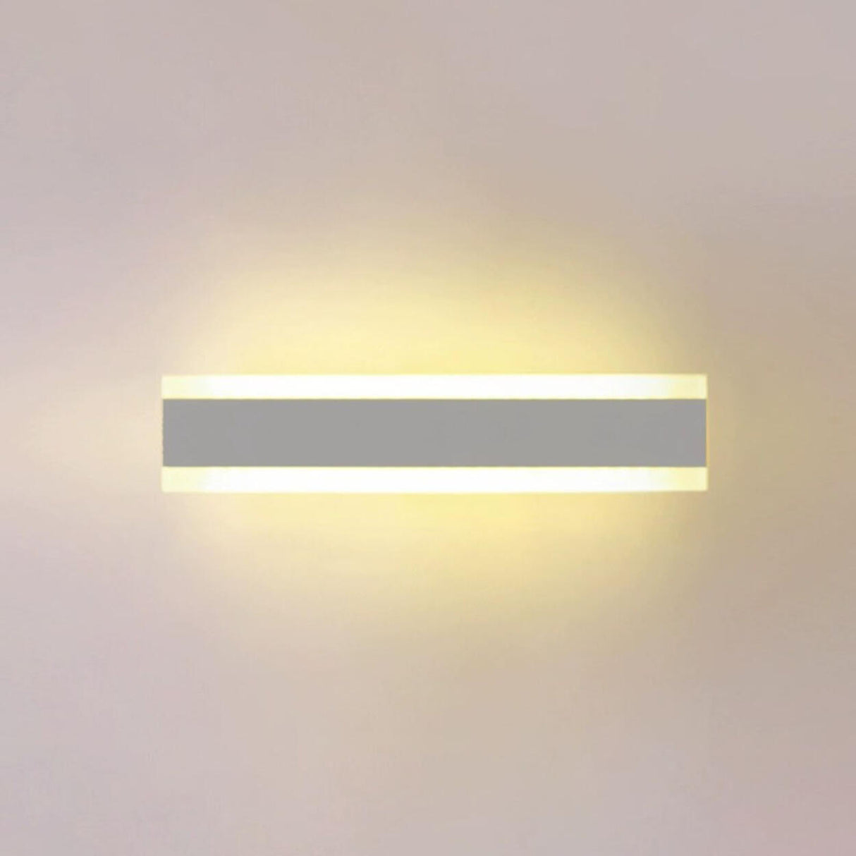 Minimalist LED Black Linear Metal Wall Light Sconce Image - 19