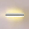 Minimalist LED Black Linear Metal Wall Light Sconce Image - 19