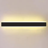 Minimalist LED Black Linear Metal Wall Light Sconce Image - 27