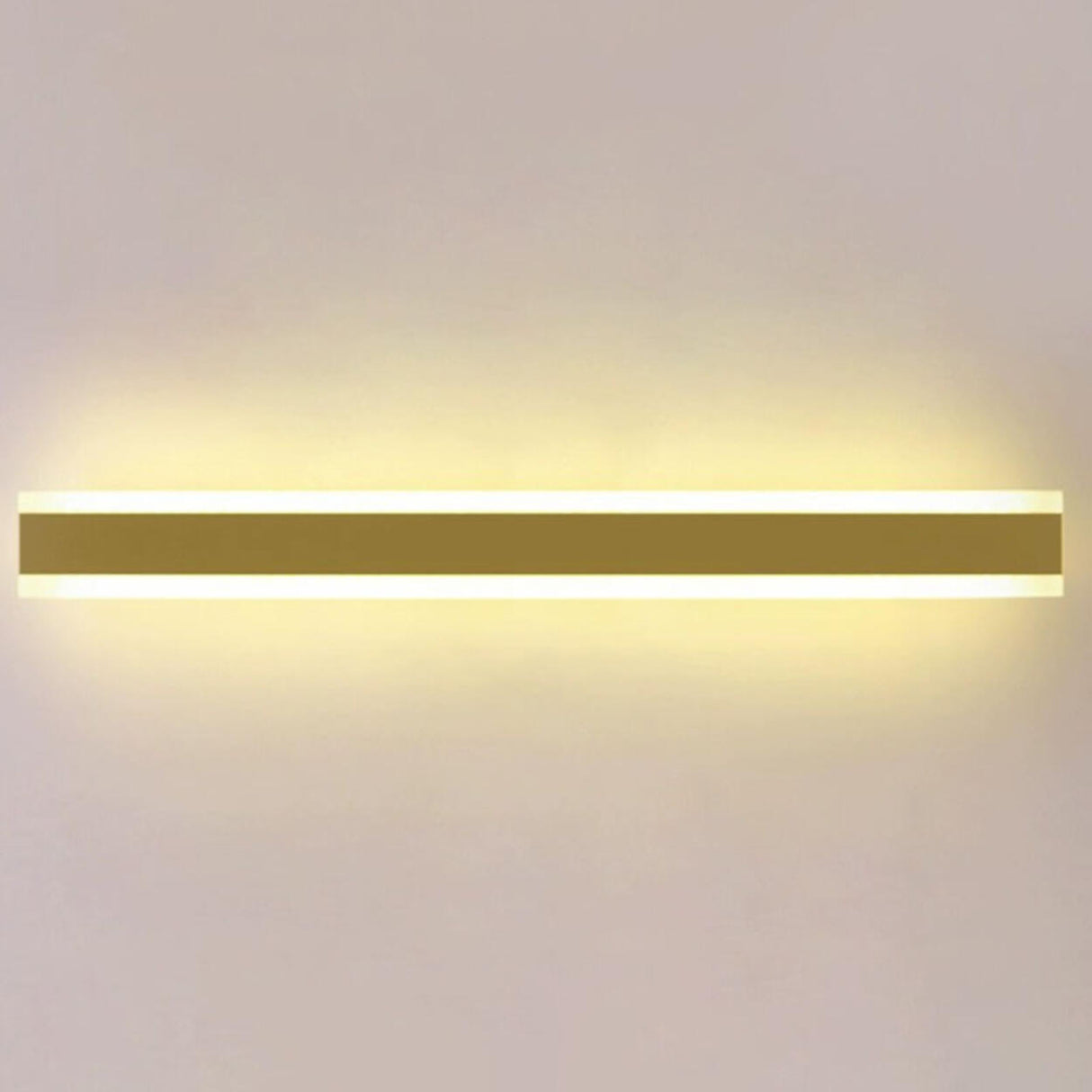 Minimalist LED Black Linear Metal Wall Light Sconce Image - 31