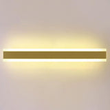 Minimalist LED Black Linear Metal Wall Light Sconce Image - 33