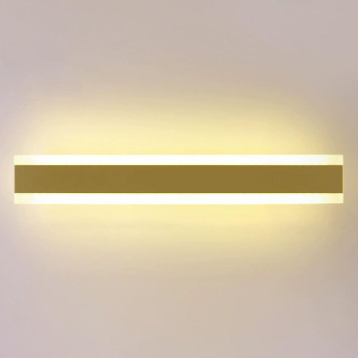 Minimalist LED Black Linear Metal Wall Light Sconce Image - 35